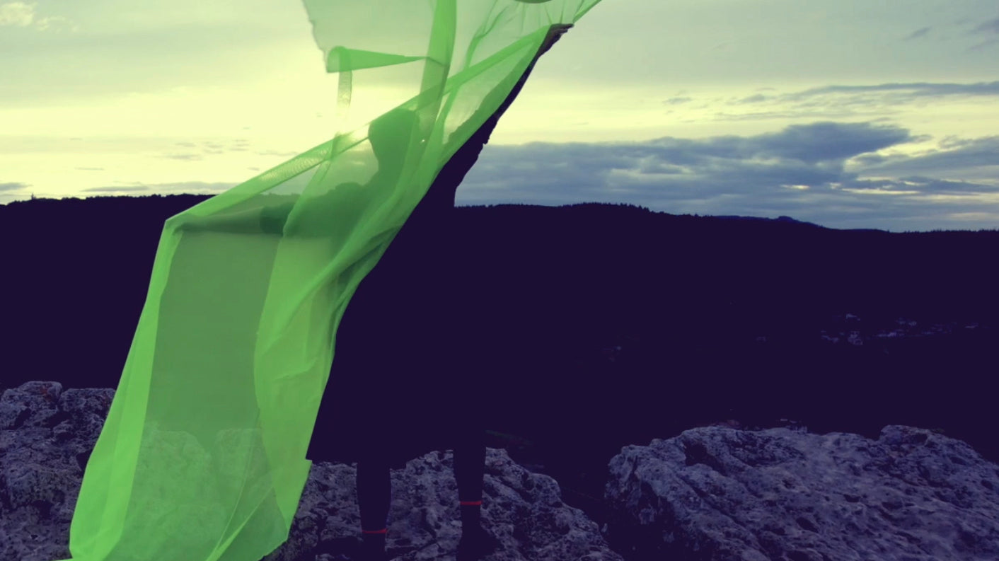 Our Retrospective Fashion Show on the rock of Solutré.