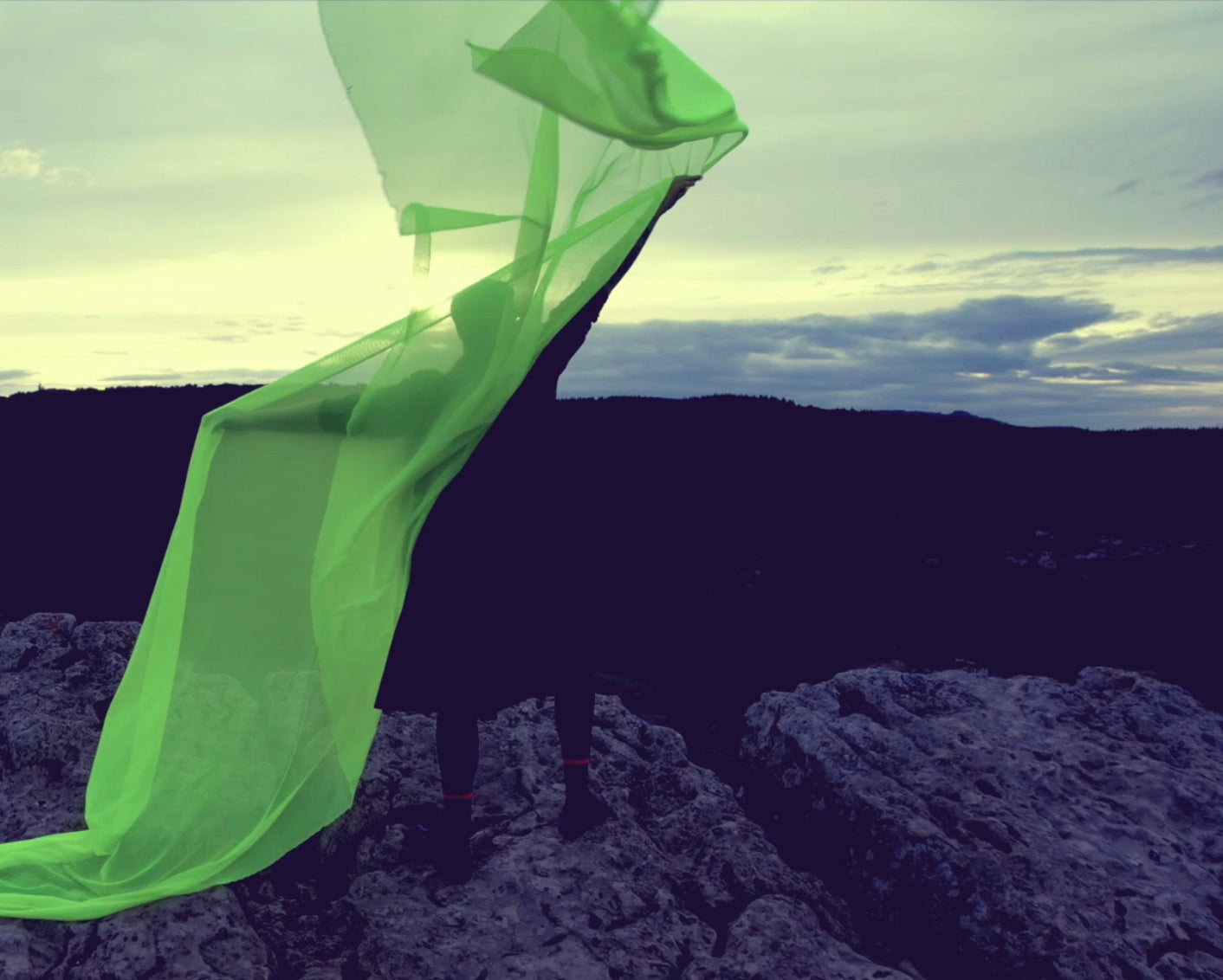 Our Retrospective Fashion Show on the rock of Solutré.